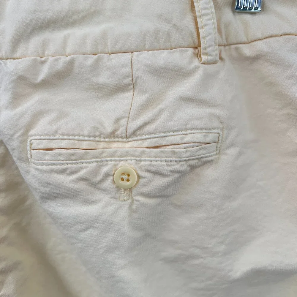 J. Crew Oxford scout pants butter yellow city fit chino pixie preppy tennis‎ 8